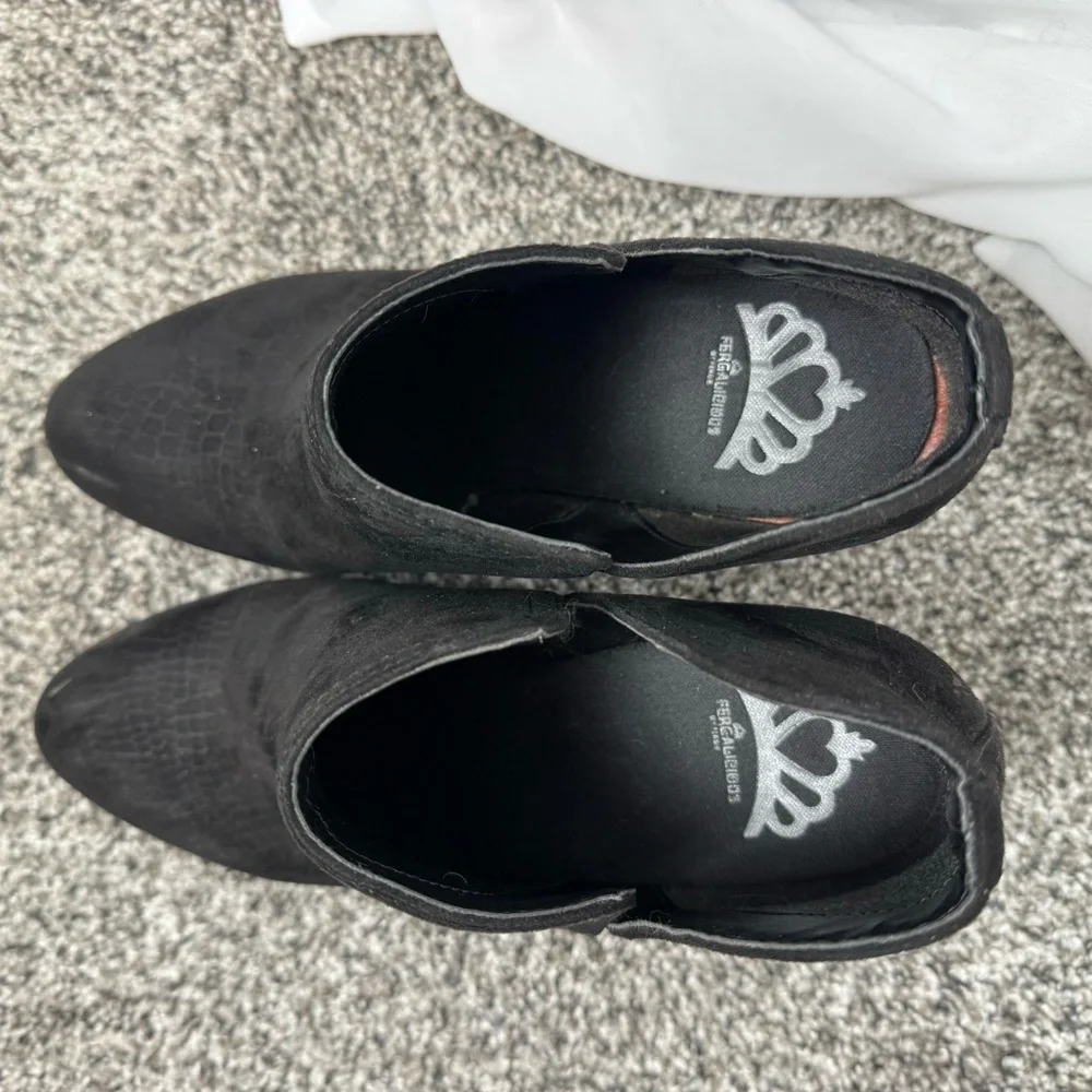 Fergalicious Black Booties - Picture 2 of 14